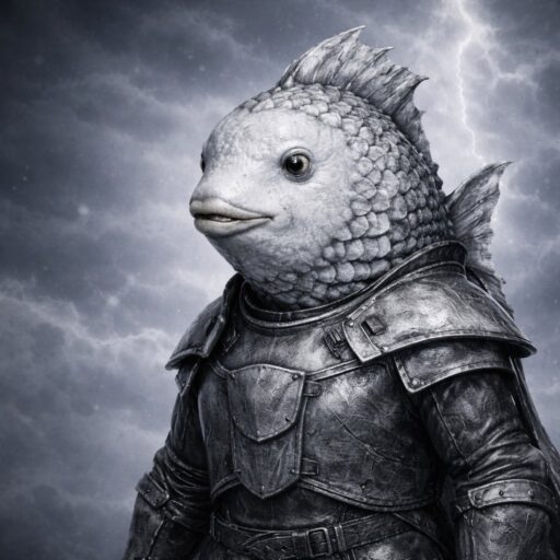 White Fish mascot